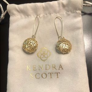 Kendra Scott Filigree Ball Drop Earrings!!
